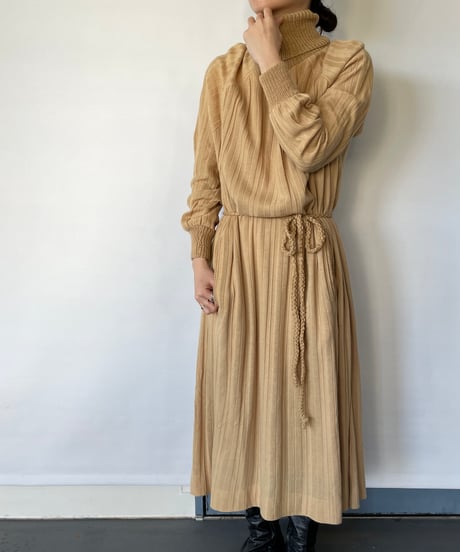 Euro Vintage Turtle neck One Piece