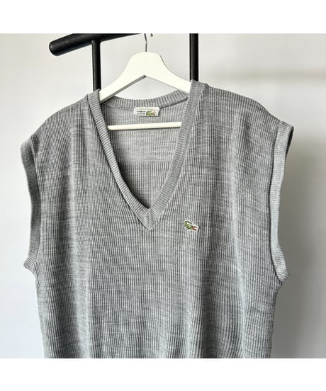 70s LACOSTE V-neck Vest
