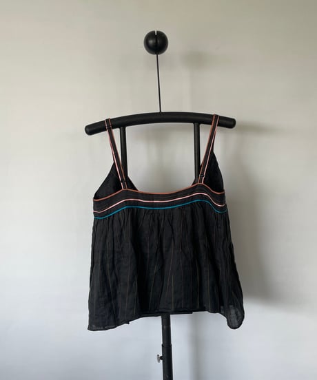 multi color piping camisole