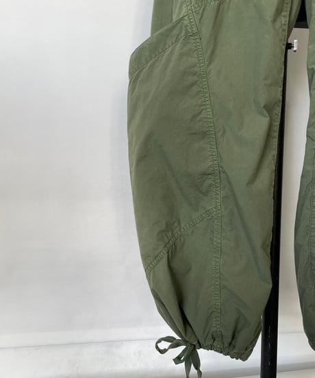 Europe vintage khaki cargo trouser