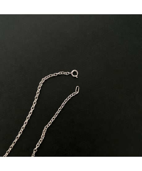 Vintage Sterling tiny chain necklace Azuki ③