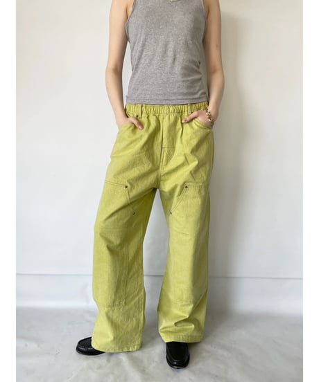 COMFORTABLE REASON Double Knee Pigment Pant