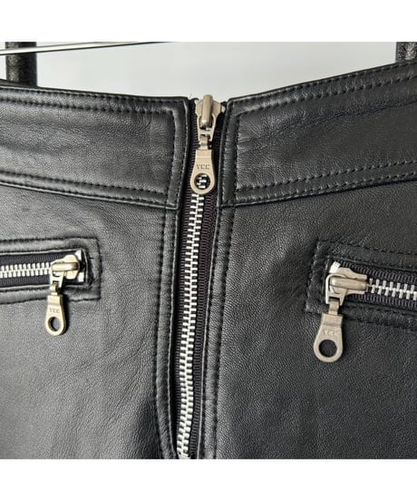 Lace up leather Pants