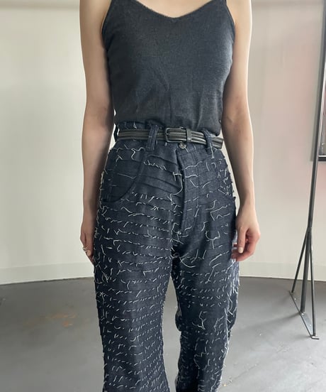NAM "TRUMPET PANTS" (FRINGE DENIM)