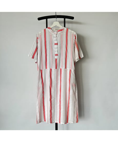 Multi Stripe Pullover One Piece