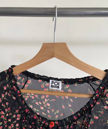 flower mesh cardigan