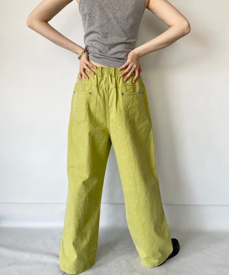 COMFORTABLE REASON Double Knee Pigment Pant