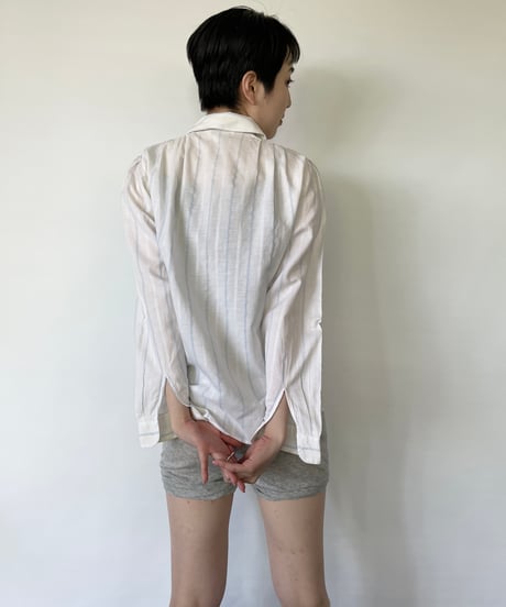 MADE IN ITALY　stripe shirt