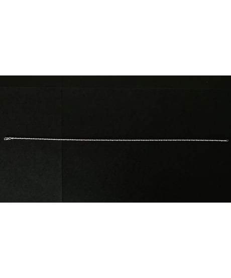 DEAD STOCK Vintage Italy 925 tiny chain necklace double twist 11