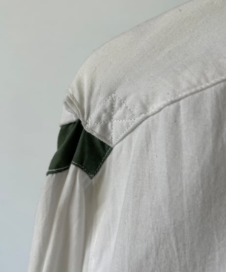 dead stock 80s Italy cotton shirt L