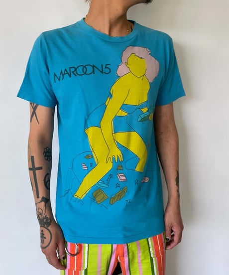 00s MAROON5 "Attack of the 50" s/s tee