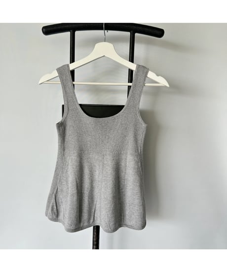 Peplum Knit Tank Top