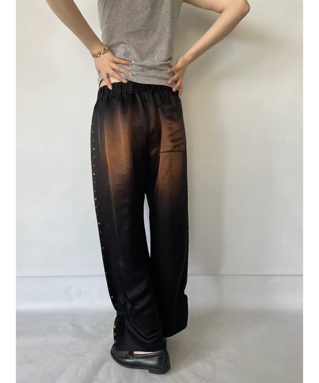 NAM "BELLOWS PANTS GEL STUDS" BLACK