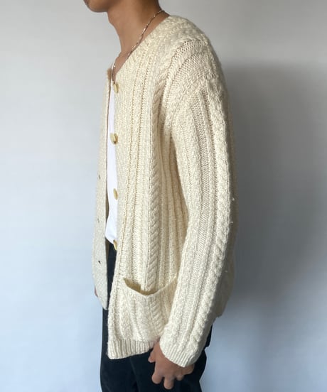 Vintage Cable Knit Cardigan