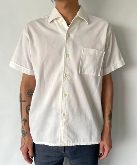 70s White R/C s/s shirt 40