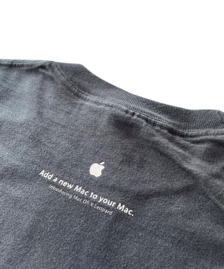 00s hanes "Apple Mac OS Leopard" s/s tee