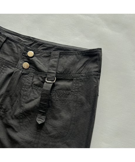 Europe Belted Hem Pants