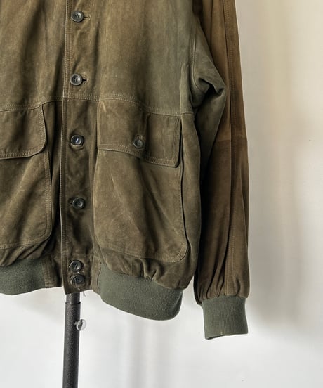90s europe Suede Jacket