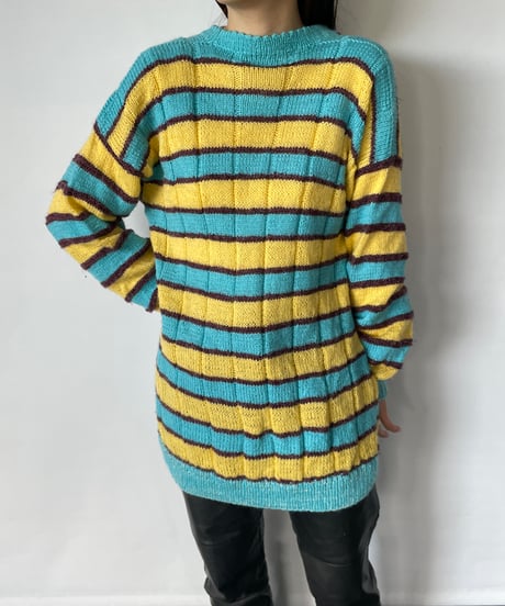 Multi Border Knit