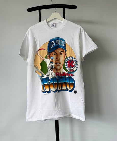 dead stock 90s HIDEO NOMO "DOCTOR K" s/s tee M