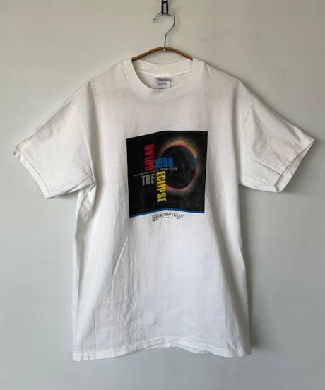 90s Hanes "THE SOLAR ECLIPSE 1998"  s/s tee  M