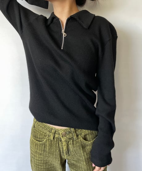 Made In Italy Vintage Half-Zip Polo