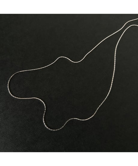 DEAD STOCK Vintage Silver925 tiny chain necklace Venetian ①