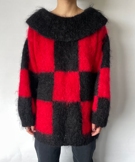 Pattern Mohair Knit