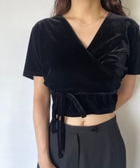 cachecoeur velours tops