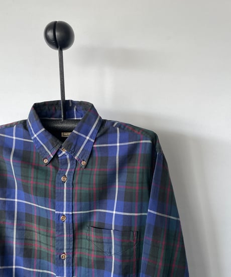 80-90s L.L.bean B/D check shirt M