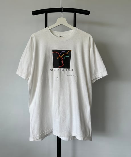 90s Microsoft "SEEING IS BELIEVING" s/s tee