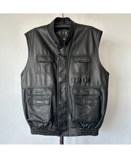 90s Leather Vest