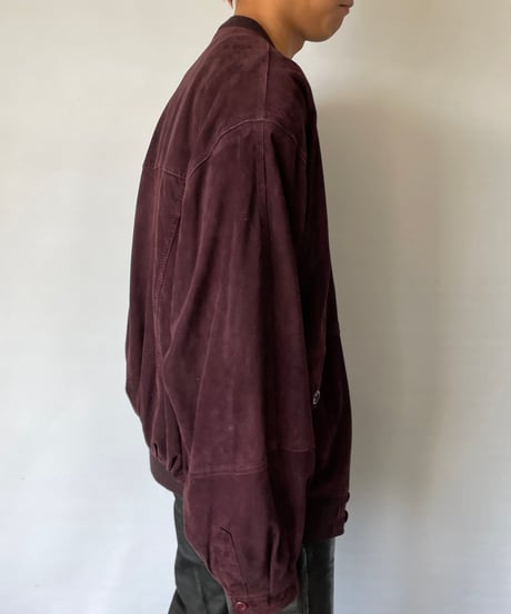 80s  europe Suede Blouson