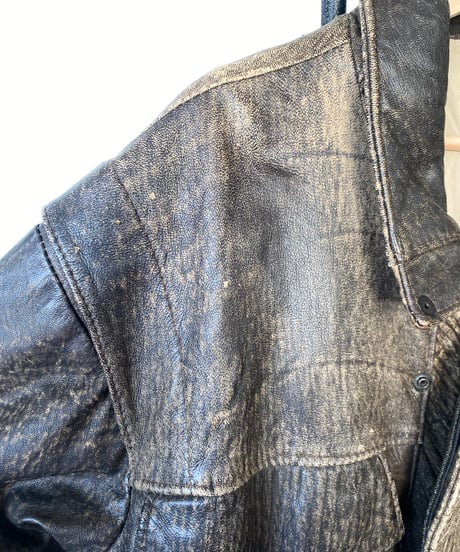 deer skin leather jacket