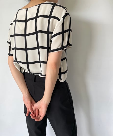 Windowpane Check Tops