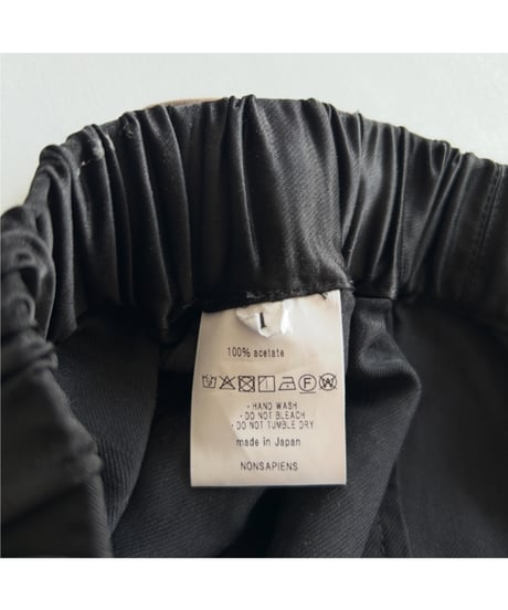NAM "BELLOWS PANTS GEL STUDS" BLACK