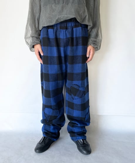NAM "BELLOWS HEAVY FLANNEL SHIRT & PANTS" (BLUE/HEART)