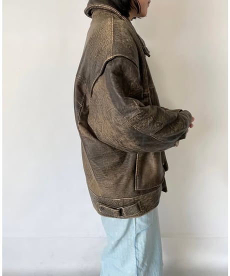 deer skin leather jacket