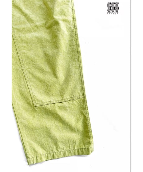 COMFORTABLE REASON Double Knee Pigment Pant