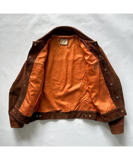 70s Suede Trucker Jacket