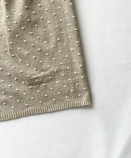 Europe Dot knit skirt