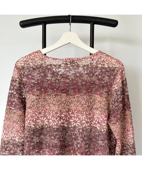 Vintage Flower lace tops