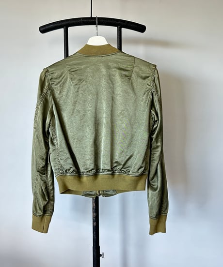 euro vintage satin MA-1