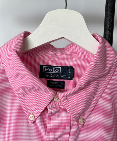 90s Ralph Lauren Gingham check s/s shirt 44