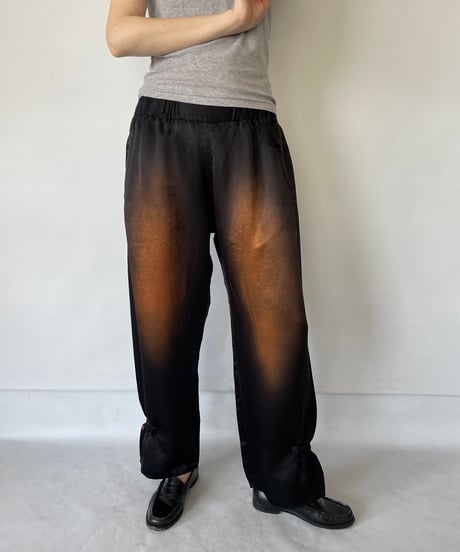 NAM "BELLOWS PANTS GEL STUDS" BLACK