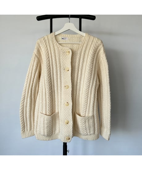 Vintage Cable Knit Cardigan