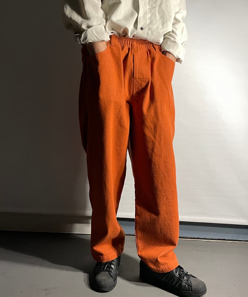 COMFORTABLE REASON ”Rodeo Slacks“ ORANGE | Clout