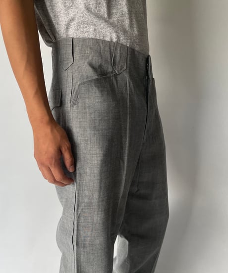 dead stock 70s Western Pants "GRAY"