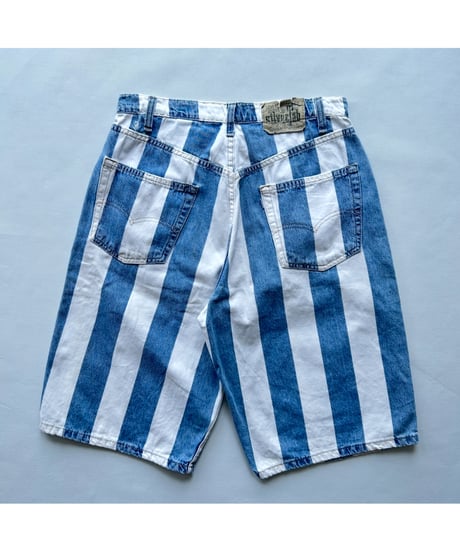 Levi's silverTab Stripe Denim Shorts