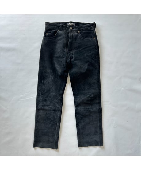 Europe vintage PIG SUEDE LEATHER Pants
